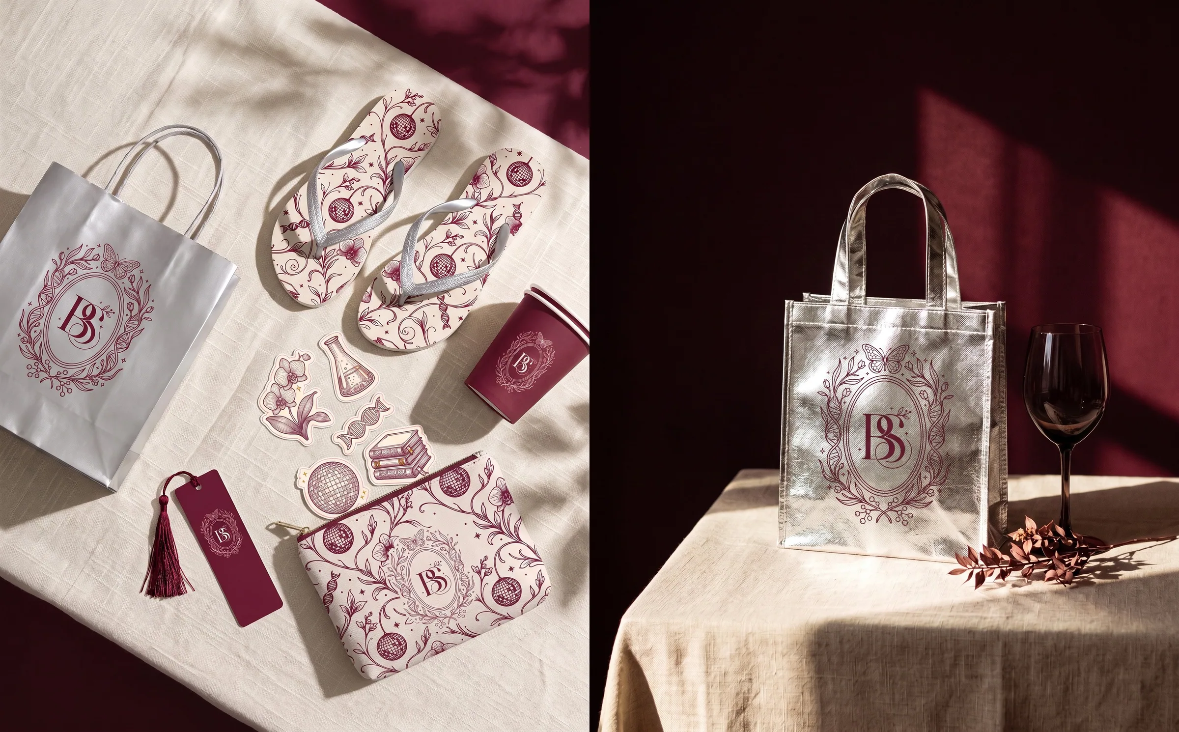 05 · O kit da festa — A marca na mão de quem foi